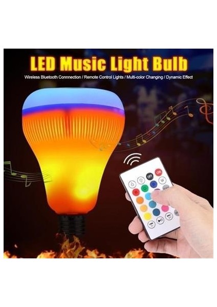 Buffer® Kumandalı Bluetooth Hoparlör Ampul Ld-37