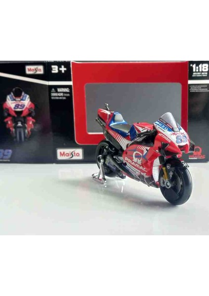 1:18 2021 Ducati Desmosedici Gp 89 Jorge Martin Pramac