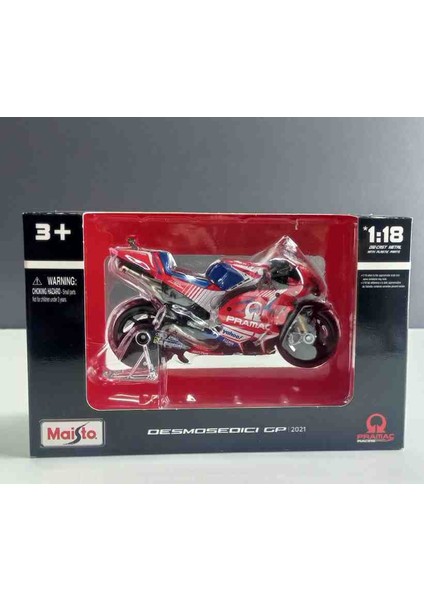 1:18 2021 Ducati Desmosedici Gp 89 Jorge Martin Pramac