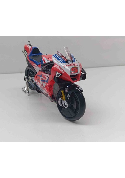 DİANOMİMAİSTO 1:18 ÖLÇEK 2021 Ducati Desmosedici Gp //DTM 5 Johnn Zarco Pramac METAL MOTOSİKLET
