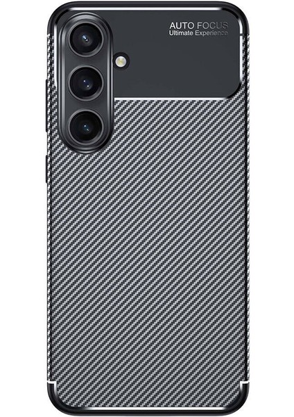 Samsung Galaxy S24 Fe Kılıf Karbon Desenli Lux Negro Silikon