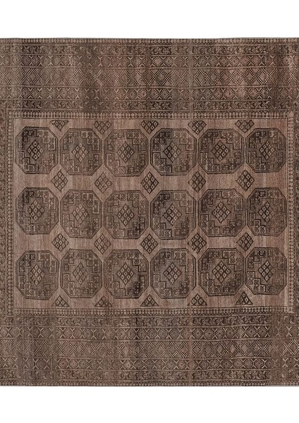 El Dokuma Türkmen Halısı 257 x 284 cm