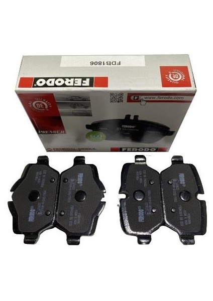3M Arka Fren Balatası / E81 -E87-E90- E92 / 34216788183 - FDB1806