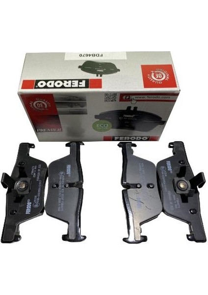 3M Fren Balatası Arka / F20-F21-F22-F23-F30-F31-F34-F32-F33-F36/ 34216873093 - FDB4670
