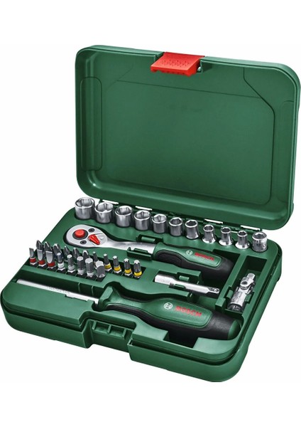 Home And Garden 1/4" Lokma ve Tornavida Seti 34 Parça - 1600A02BY1