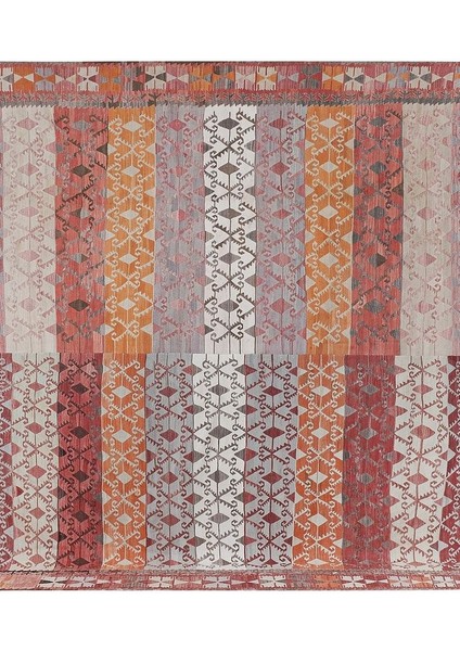 El Dokuma Kilim Afyon Yöresi Çizgi Desenli Halı 321 x 330 cm fiyatları