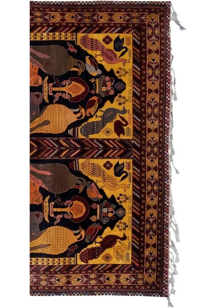 El Dokuma Afgan Halısı 202 x 302 cm