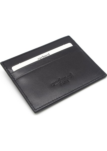Siyah Gladyatör Unisex Deri Kartlık 0244G65