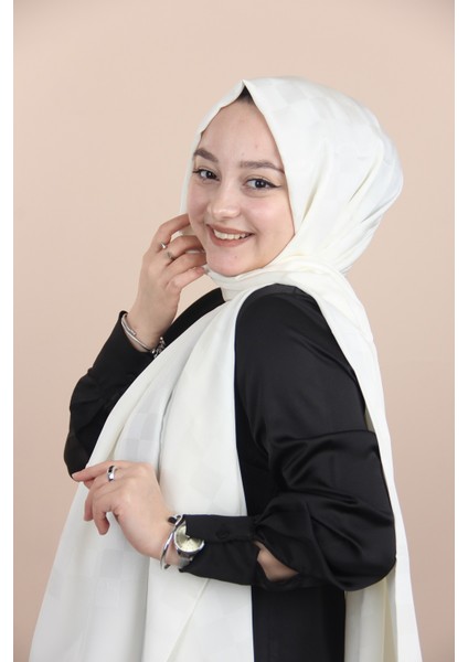 Krem Sima Dama Şal