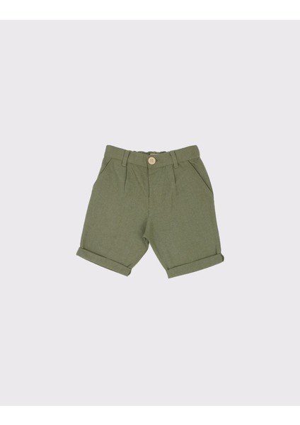 Erkek Çocuk Cotton Keten Şort