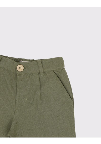 Erkek Çocuk Cotton Keten Şort
