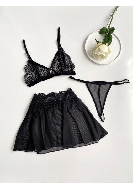 Etekli Sütyen Takım