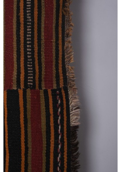 El Dokuma Kilim Çizgi Desenli Halı 277 x 344 cm