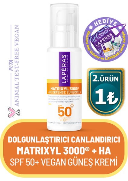 Yüksek Koruma 50+ Spf Matrixyl 3000® Güneş Koruyucu Krem 75ML