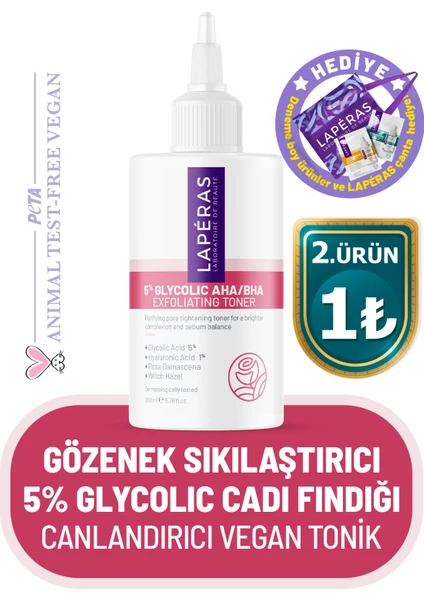 Cadı Fındığı 5% Glycolic Aha/bha Hyaluronic Acid Aydınlatıcı Tonik