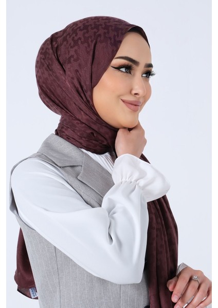 Acı Kahve Harem Scarf Eslem Jakar Şal