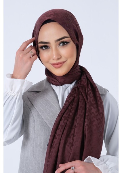 Acı Kahve Harem Scarf Eslem Jakar Şal