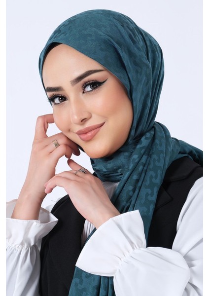 Zümrüt Harem Scarf Eslem Jakar Şal