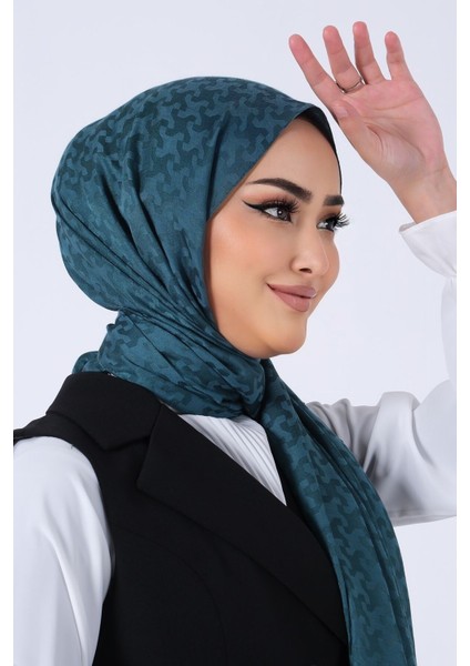 Zümrüt Harem Scarf Eslem Jakar Şal