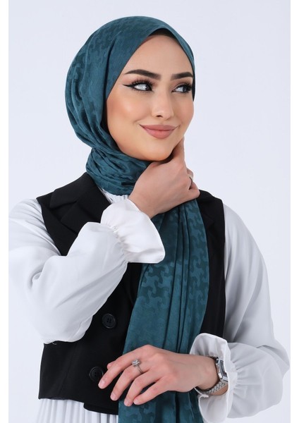 Zümrüt Harem Scarf Eslem Jakar Şal