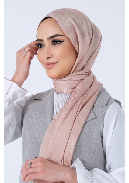 Cappucino Harem Scarf Eslem Jakar Şal