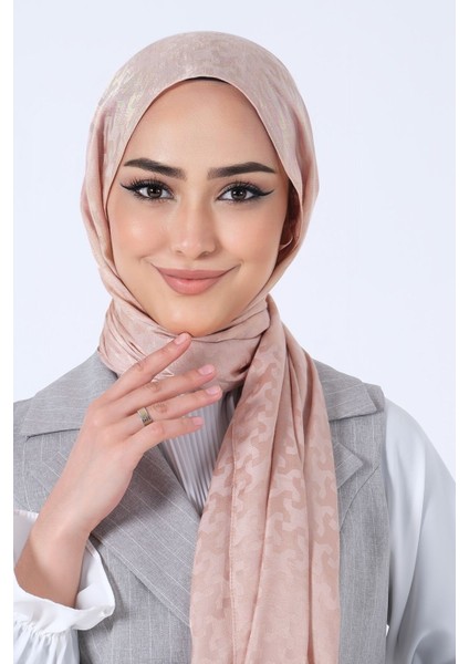 Cappucino Harem Scarf Eslem Jakar Şal