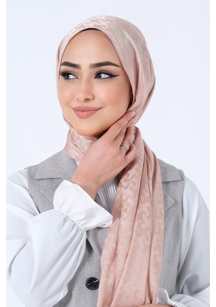 Cappucino Harem Scarf Eslem Jakar Şal