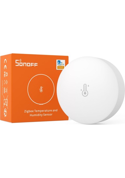 SNZB-02P Zigbee 3.0 Sıcaklık ve Nem Sensörü - Uzaktan Izleme ve Ev Otomasyonu