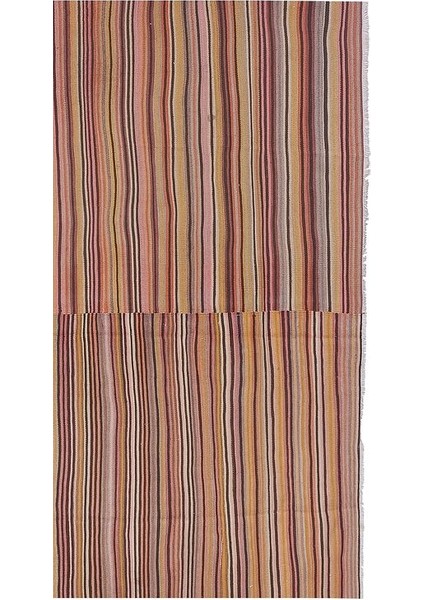El Dokuma Kilim Çizgi Desenli Halı 285 x 302 cm fiyatları