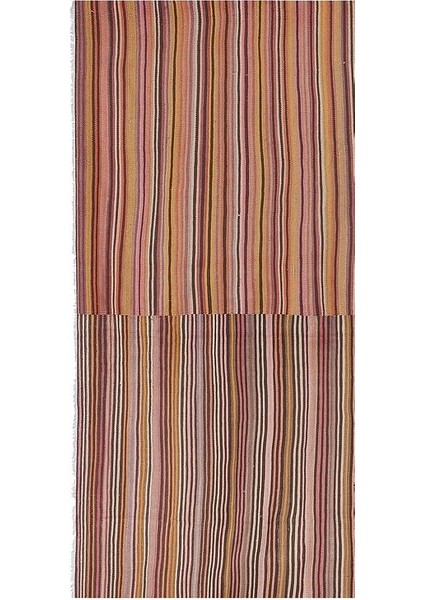 El Dokuma Kilim Çizgi Desenli Halı 285 x 302 cm fırsatları