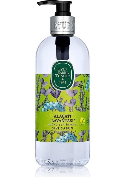 Alaçatı Lavantası Doğal Zeytinyağlı Sıvı Sabun 500 ml x 3 Adet