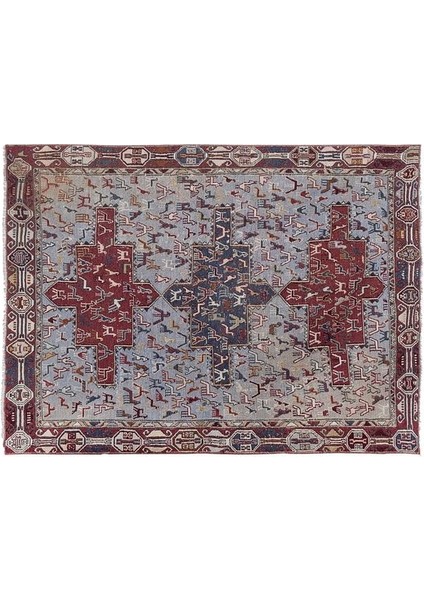 El Dokuma Hayvan Desenli Iran Sumak Kilimi 108 x 145 cm