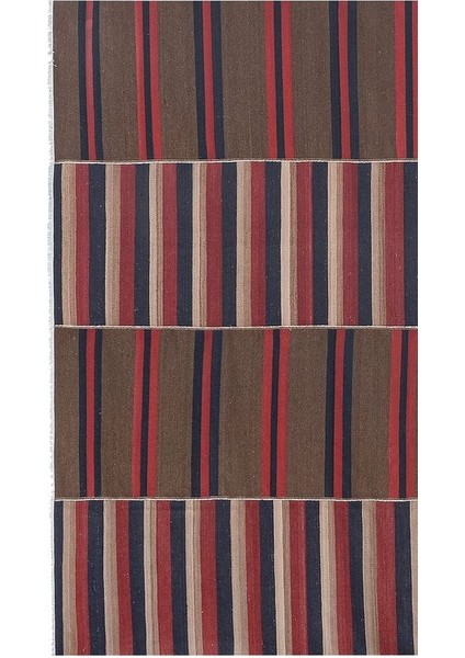 El Dokuma Çizgi Desenli kilim 276 x 305 cm