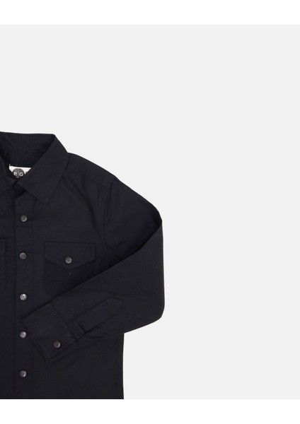 Erkek Çocuk %100 Pamuklu Gabardin Kumaş, Çıtçıtlı, Uzun Kollu Gömlek_RG1501 fiyatları
