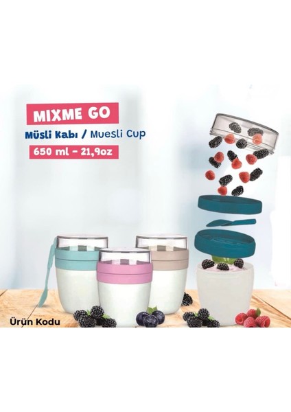 Pratik Taşınabilir Yoğurt, 650 ml Müsli Saklama Kabı,contalı Kapak Sızdırmaz ,kaşıklı Beslenme Kabı,diyet Beslenme Kutusu modelleri