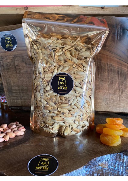 Odun Ateşinde Kavrulmuş Sütlü Kabak Çekirdeği (Tuzsuz) 500GRAM