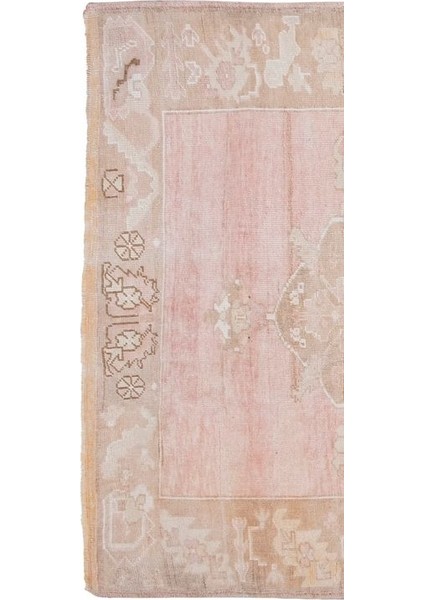 El Dokuma Geometrik Desenli Uzun Yolluk Halı 170 x 380 cm