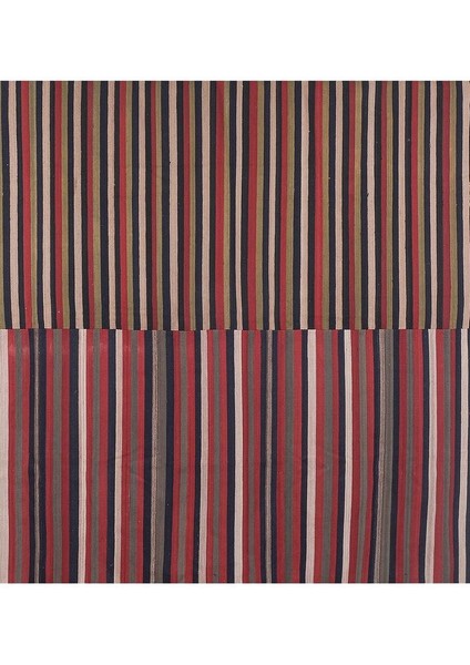 El Dokuma Kilim Kırmızı Çizgi Desenli Halı 281 x 290CM fiyatları