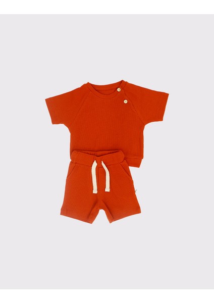 Unisex %100 Pamuk Tshirt & Şort Takım