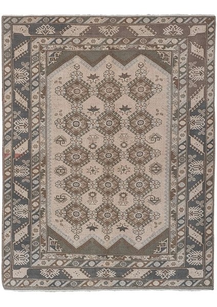 El Dokuma Karapınar Halısı 202 x 253 cm