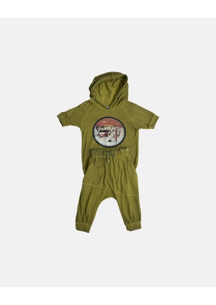 Erkek Çocuk Pamuklu Sweatshirt Eşofman Takım