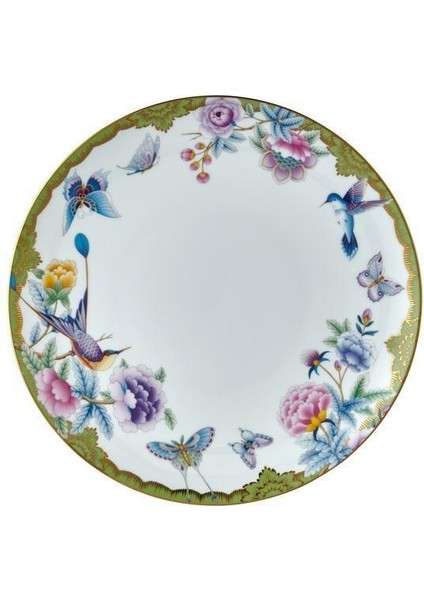 Tea Delight Servis Tabağı 26 cm Green-Papillons 1 Adet