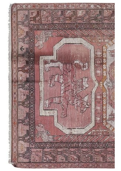 Hayvan Desenli Iran Sumak Kilimi 126 X 185 Cm
