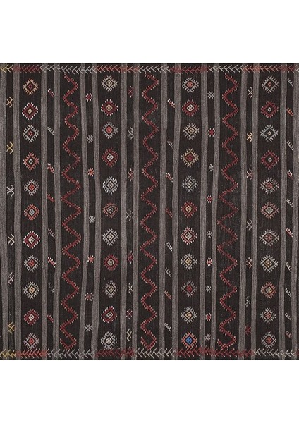 El Dokuma Kilim Geometrik Desenli Halı 227X324 cm fiyatları
