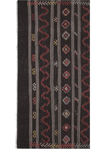 El Dokuma Kilim Geometrik Desenli Halı 227X324 cm fırsatları