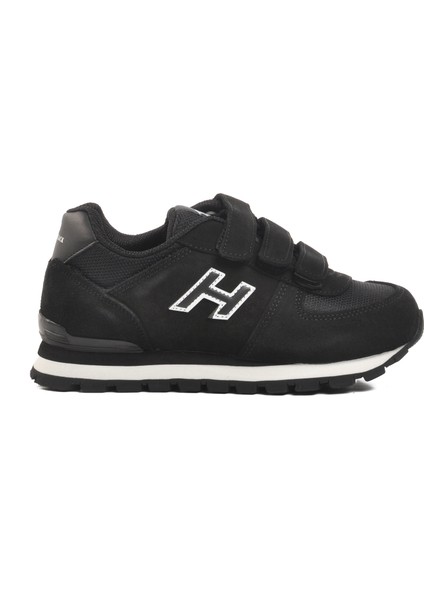 Peru 102 19250-F Siyah Unisex Cırtlı Çocuk Sneaker