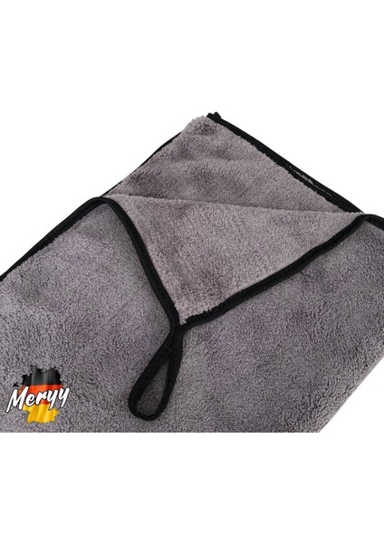 Otomobil Temizlik ve Cam Bezi - Tavşanlı, Tüylü, Gri 50 x 70 cm