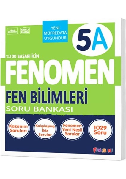 Fenomen 5. Sınıf Fen Bilimleri(A) Soru Bankası