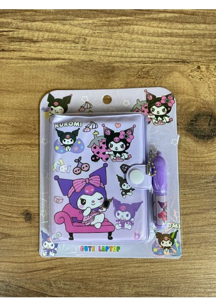 Kuromi Sanrio Kalemli Mini Defter Hatıra Defteri Not Defteri