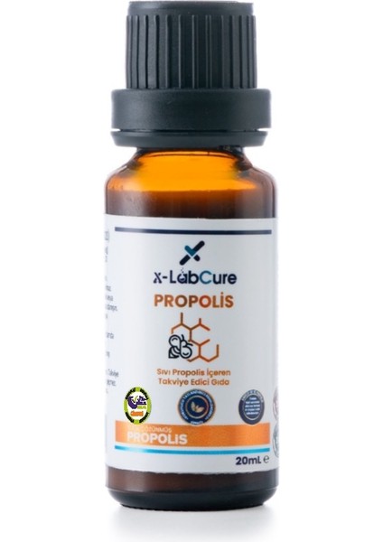 Propolis Sıvı Ekstrakt, 20ML, Alkolsüz, Gimdes Helal 3 Adet